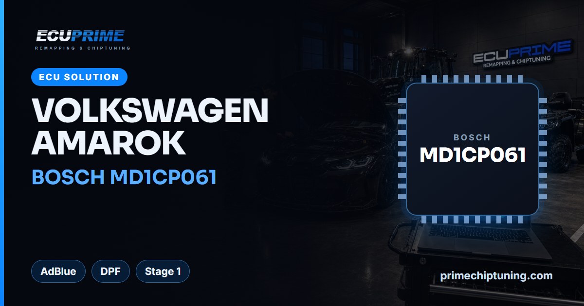 VW Amarok Bosch MD1CP061 ECU Çözümü: AdBlue, DPF ve Stage 1 Bizde